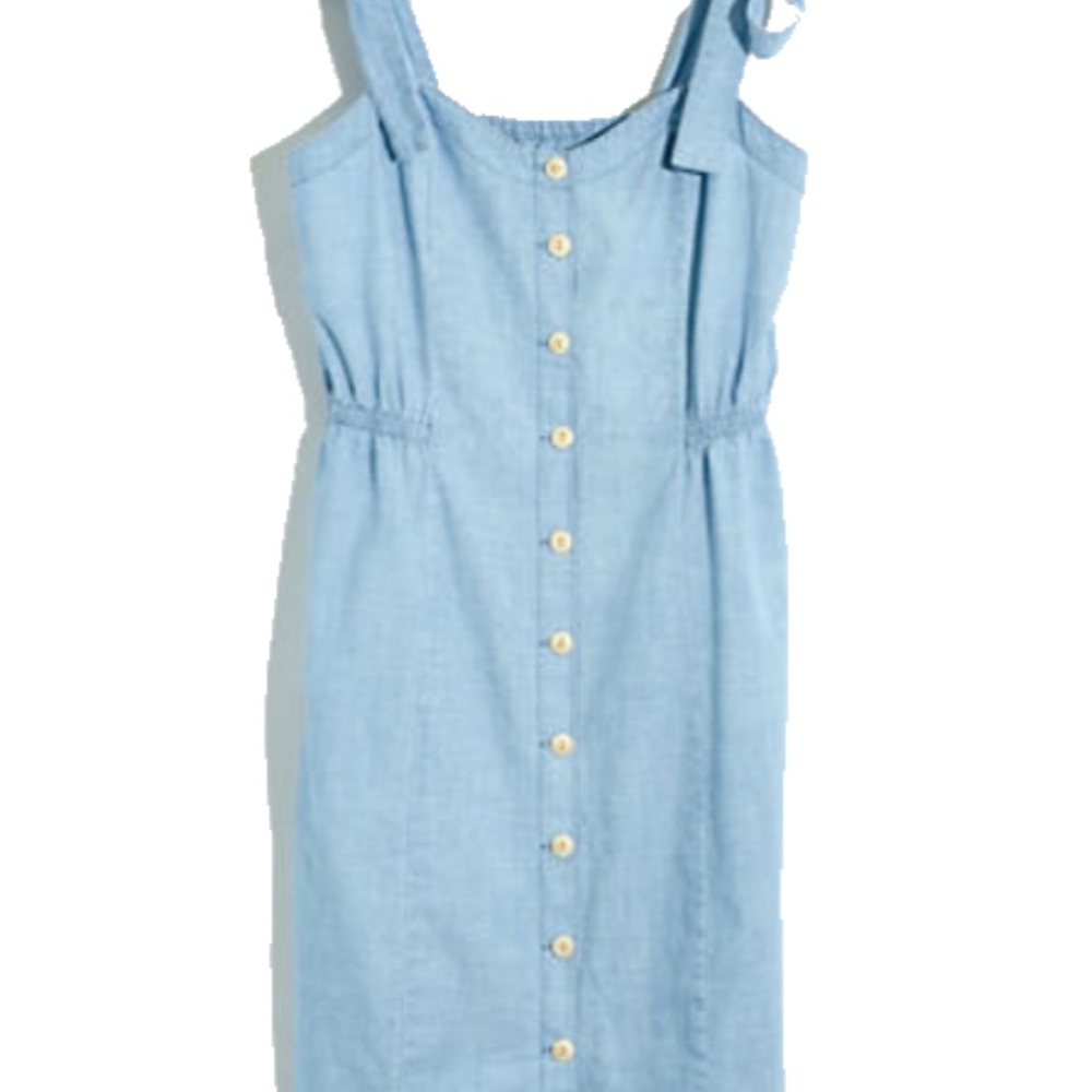Madewell Blue Mini Sundress